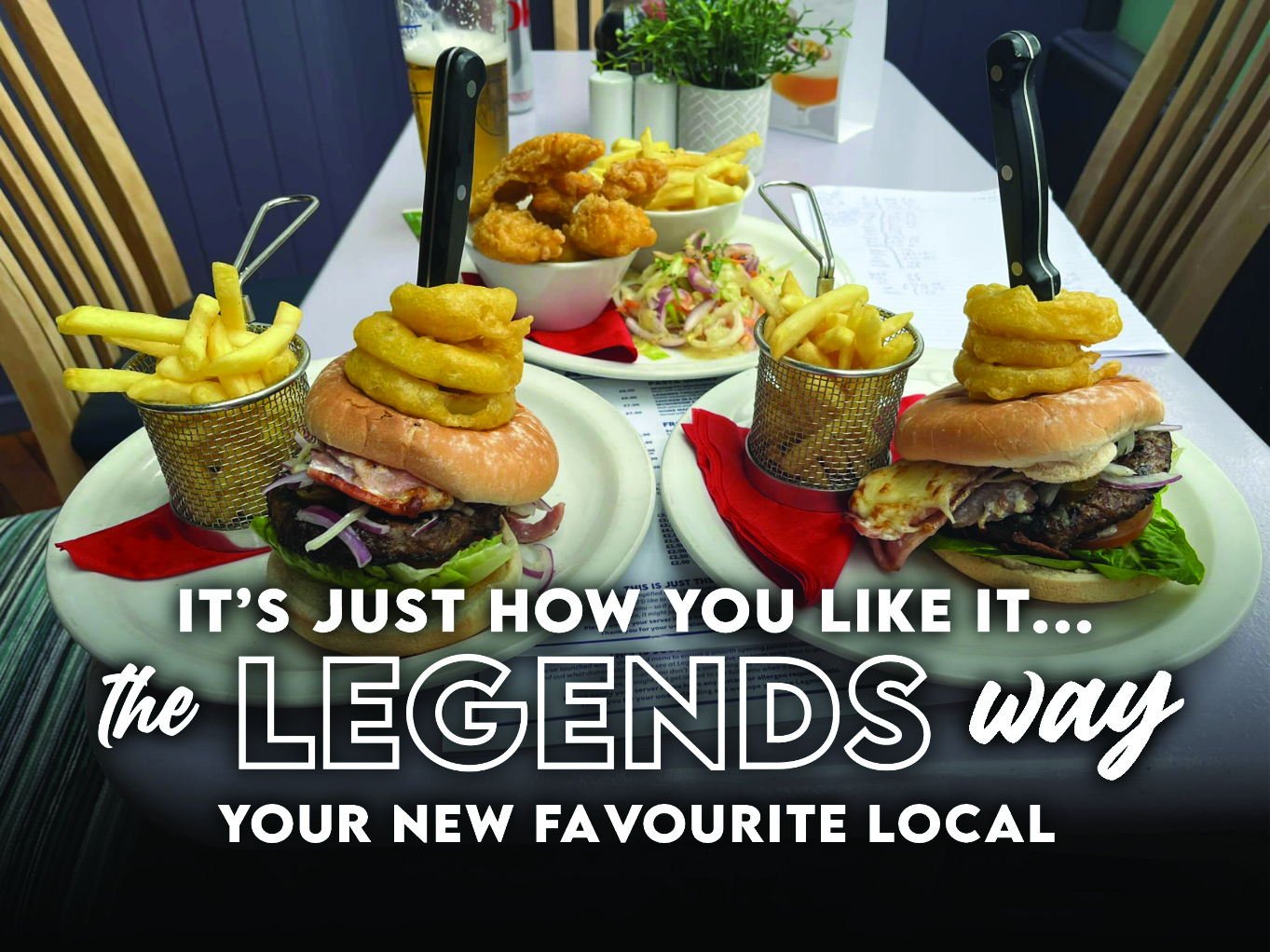 DELICIOUS DISHES SERVED THE LEGENDS WAY